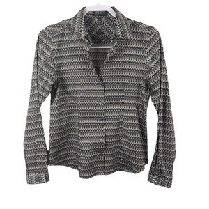 Paperwhite Printed Button Down Shirt